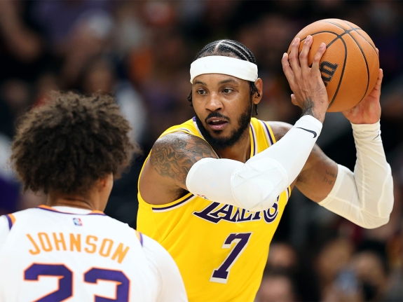 Carmelo Anthony no vive su sueño de campeonato con Los Angeles Lakers